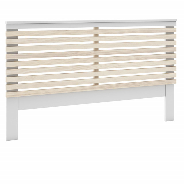 Tablie pat alba/crem din lemn F 163 cm Campus The Home Collection