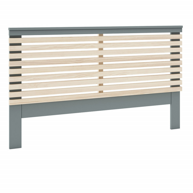 Tablie pat alba/kaki din lemn 163 cm Pisco The Home Collection