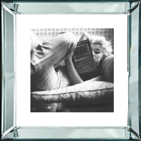Tablou alb/negru din sticla 50x50 cm Marilyn 4 Ter Halle