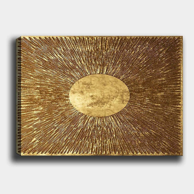 Tablou auriu din fibre naturale 70x100 cm Spalsh The Home Collection