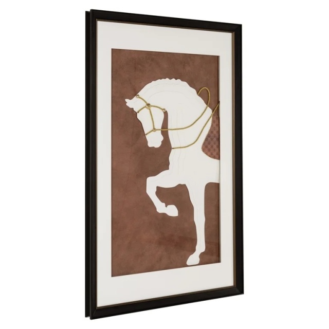 Tablou maro din fibre sintetice 81x121 cm Blazer Richmond Interiors