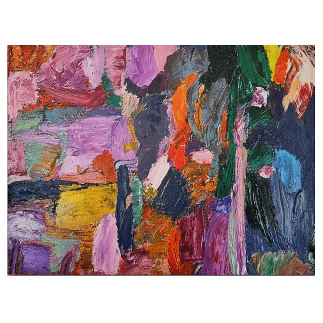 Tablou multicolor din fibre naturale 70x100 cm Colours The Home Collection