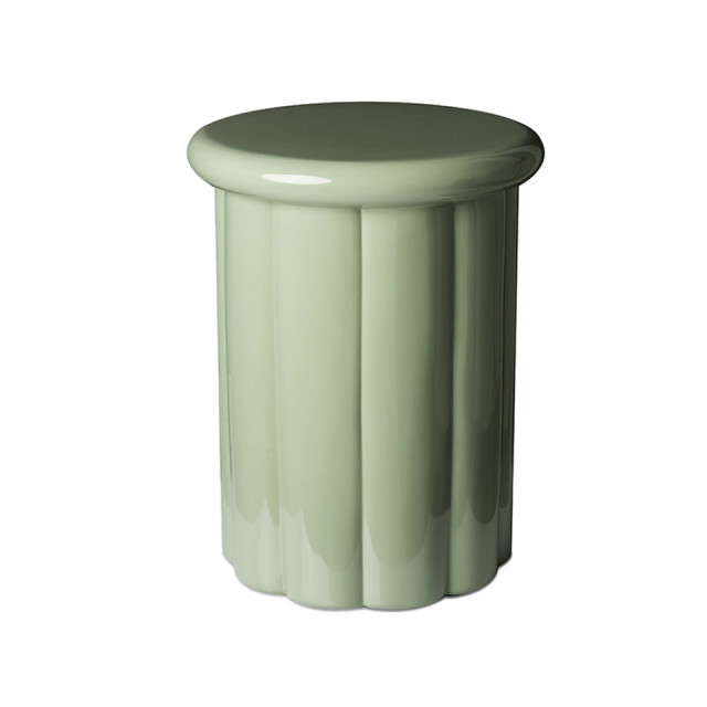 Taburet rotund verde din plastic 35 cm Roman Pols Potten