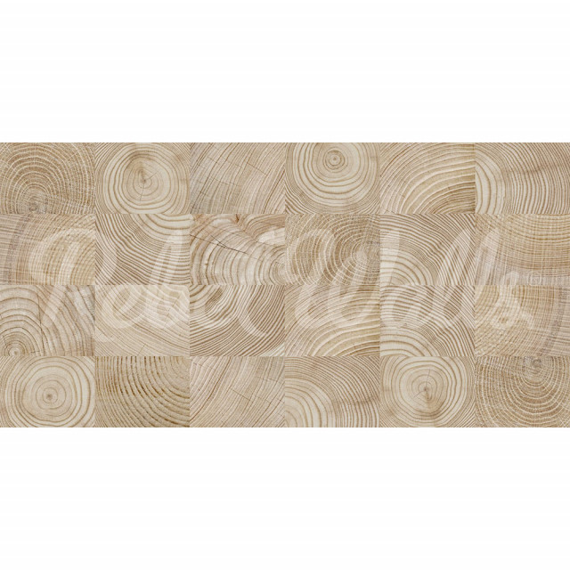 Tapet maro din hartie cu fibre de nailon Wood Blocks Rebel Walls