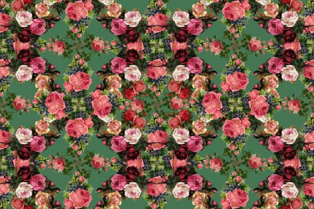 Tapet multicolor din hartie Floral Frida Garden Rebel Walls