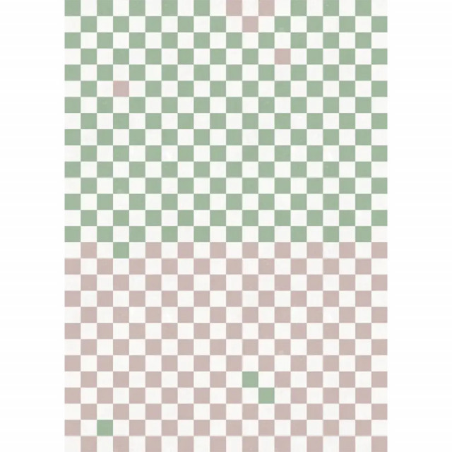Tapet verde/roz din hartie cu fibre de nailon Pixels Rebel Walls