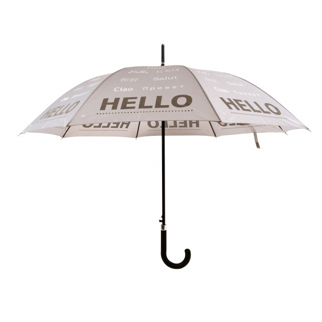 Umbrela crem/gri din poliester si fier Hello Esschert Design