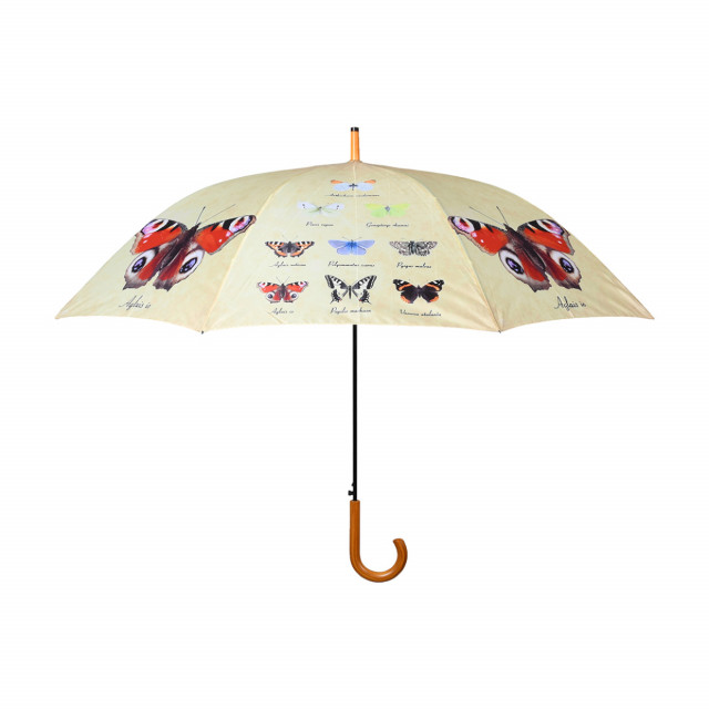 Umbrela multicolora din fibre sintetice Butterflies Esschert Design
