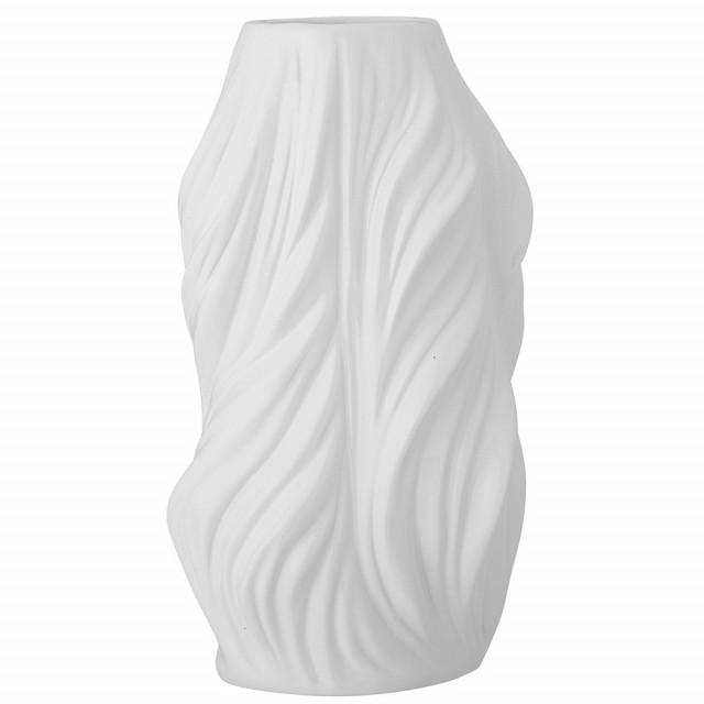 Vaza alba din ceramica 26 cm Sanak Bloomingville