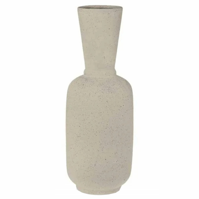 Vaza decorativa bej nisipiu din ceramica 40 cm Alicante Riverdale