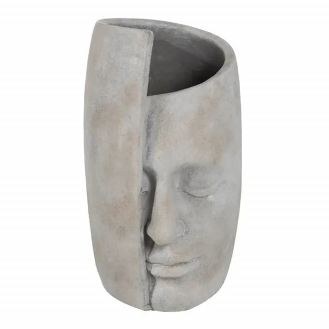 Vaza decorativa gri din ciment 28 cm Muse The Home Collection
