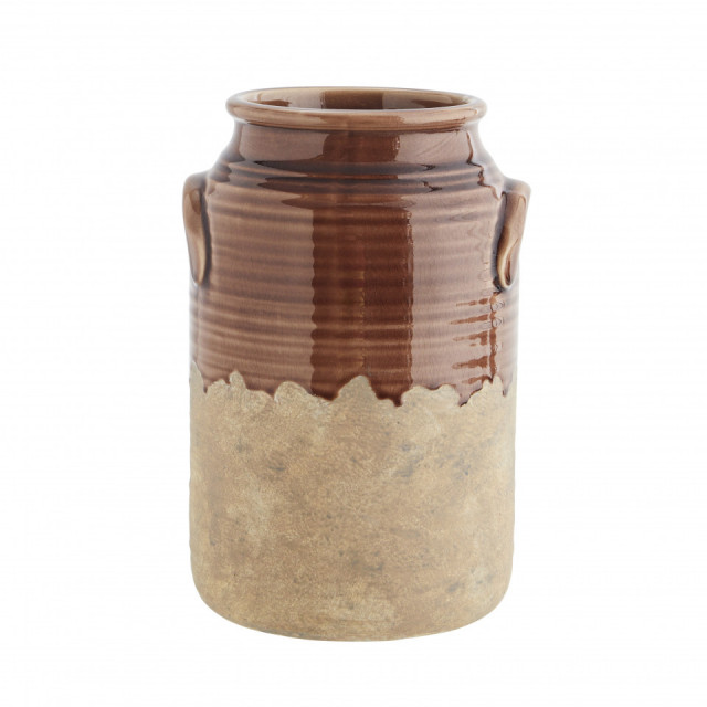Vaza decorativa maro/crem din ceramica 28 cm Killa Madam Stoltz