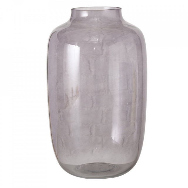Vaza gri din sticla 33 cm Grigio Boltze