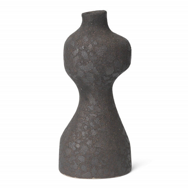 Vaza gri inchis din ceramica 31 cm Yara Ferm Living
