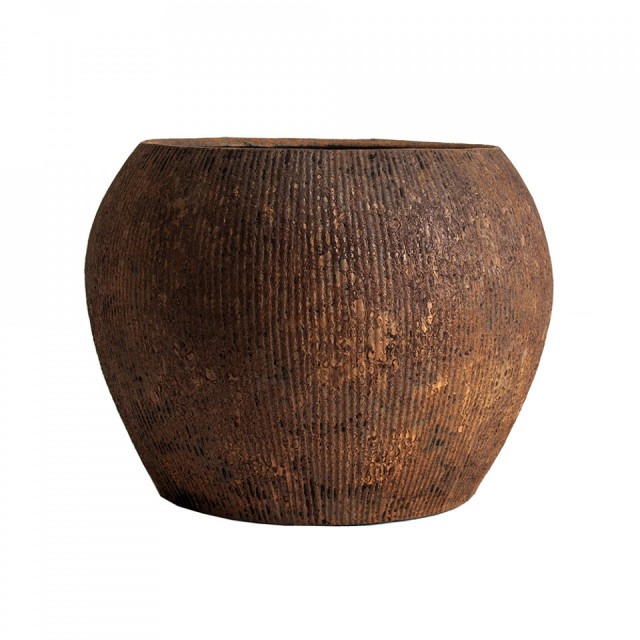 Vaza maro cupru din teracota 50 cm Asclepia Amphora Vical Home