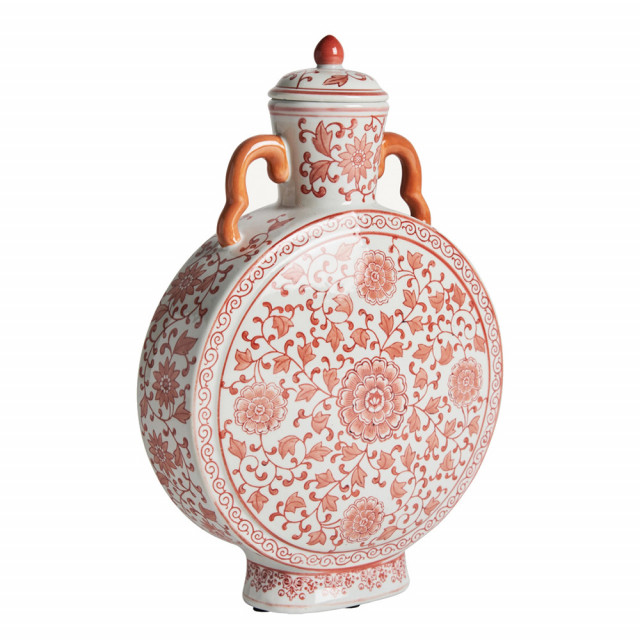 Vaza rosie din ceramica 36 cm Plitz Vical Home