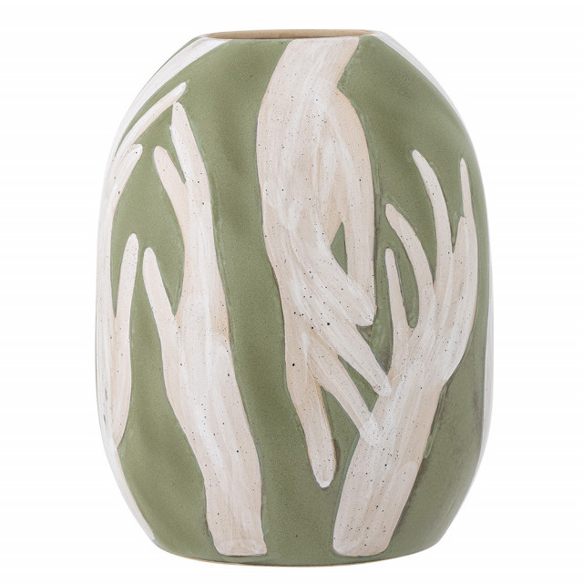 Vaza verde din ceramica 31 cm Adalena Bloomingville