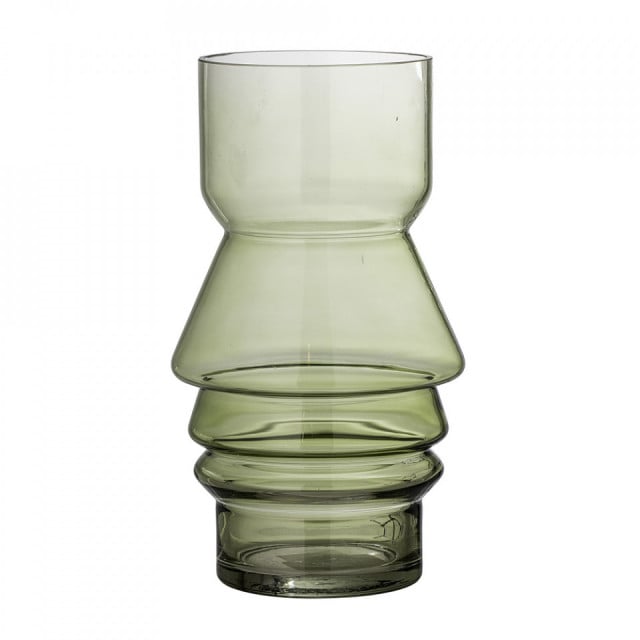 Vaza verde din sticla 27 cm Zalla Bloomingville