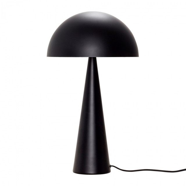 Veioza neagra din metal 52 cm Mush Hubsch