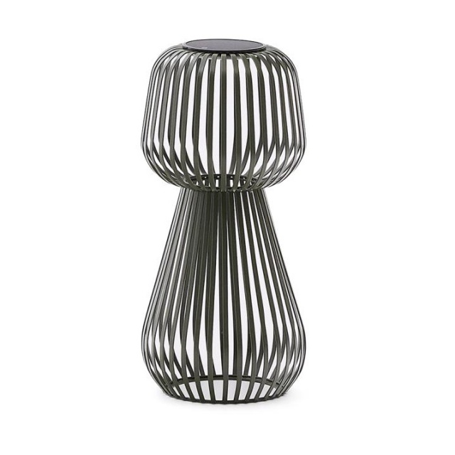 Veioza solara verde din metal 42 cm Reiba Kave Home
