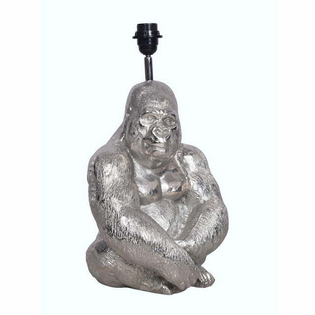 Baza pentru veioza argintie/neagra din metal 60 cm Gorilla The Home Collection