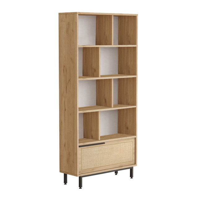 Biblioteca maro deschis 176 cm On4-Su The Home Collection