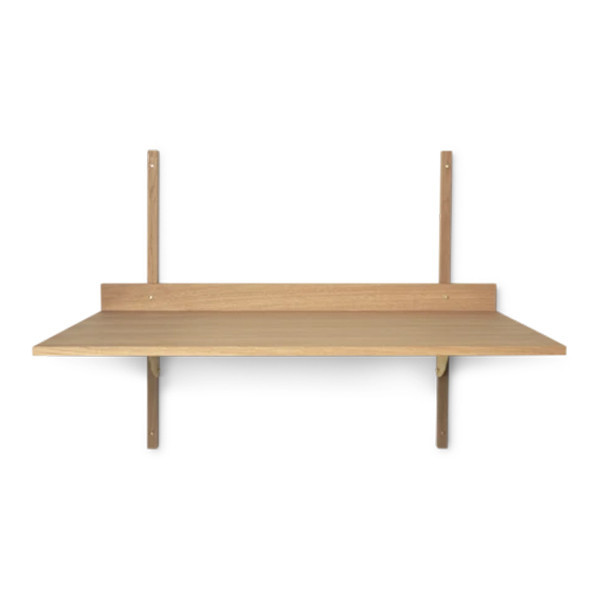 Birou pentru perete maro din metal 45x87 cm Sector Ferm Living