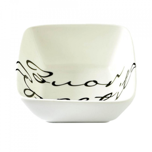 Bol alb/negru din ceramica 14 cm Buon Appetito M Riviera Maison