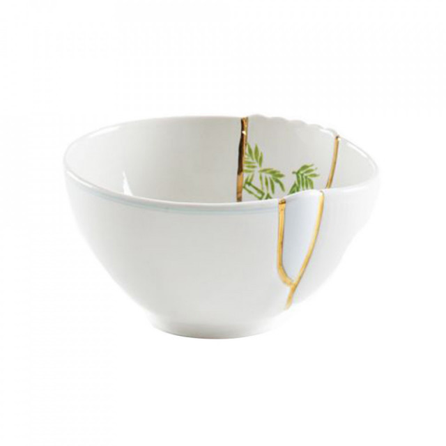 Bol multicolor din ceramica 12 cm Kintsugi Alan Seletti