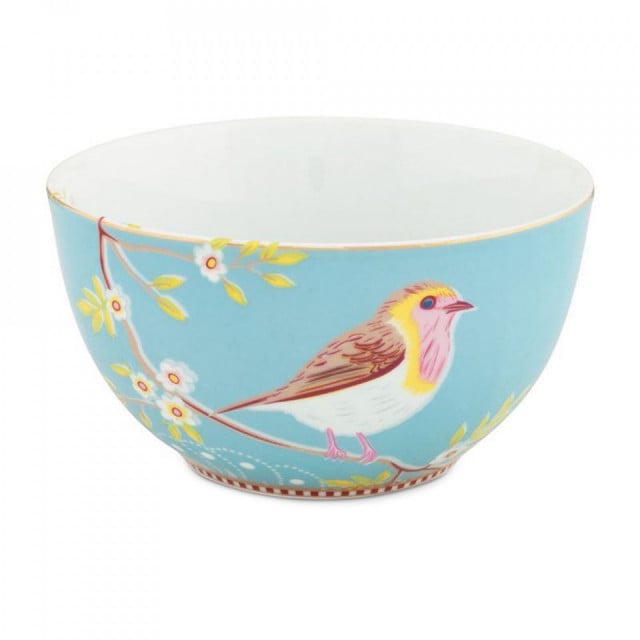 Bol multicolor din ceramica 15 cm Early Bird Blue Pip Studio