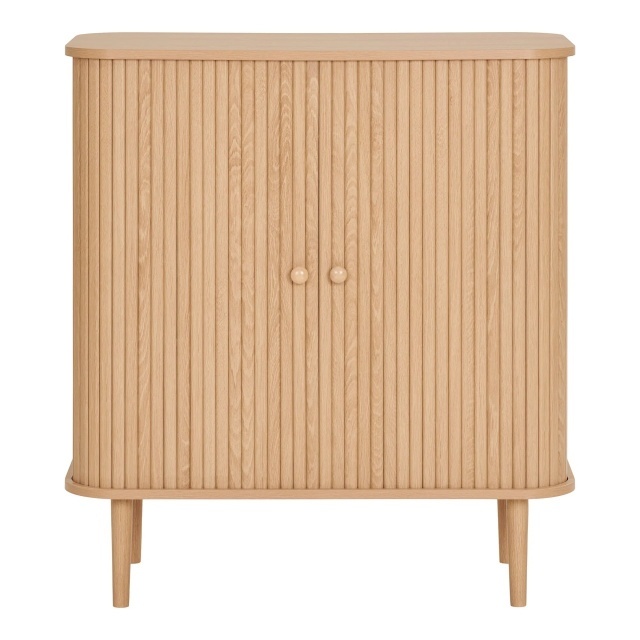 Bufet inferior maro din lemn 80 cm Nikko House Nordic