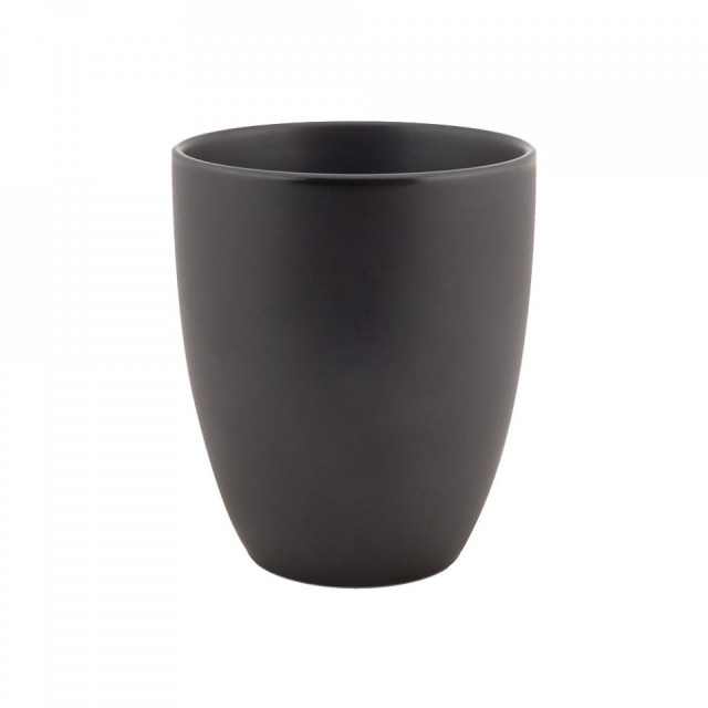 Cana neagra din portelan 250 ml Matt Ronde Vtwonen
