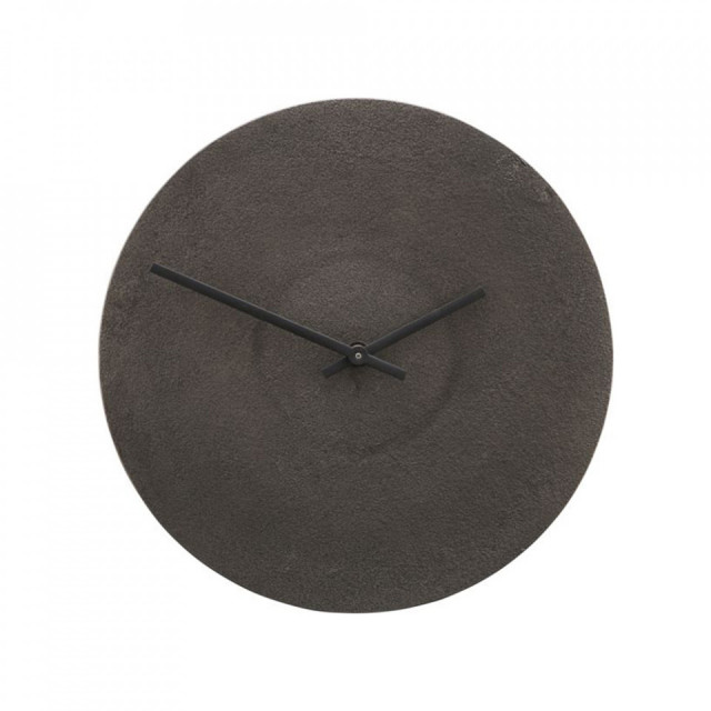 Ceas de perete maro din aluminiu 30 cm Thrissur House Doctor
