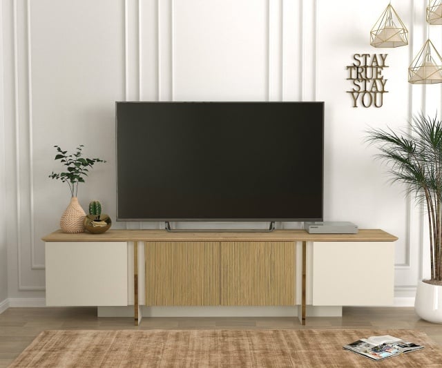 Comoda TV maro 180 cm Hazeran The Home Collection