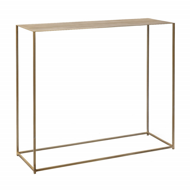 Consola maro din metal 100 cm Chuck Thai Natura