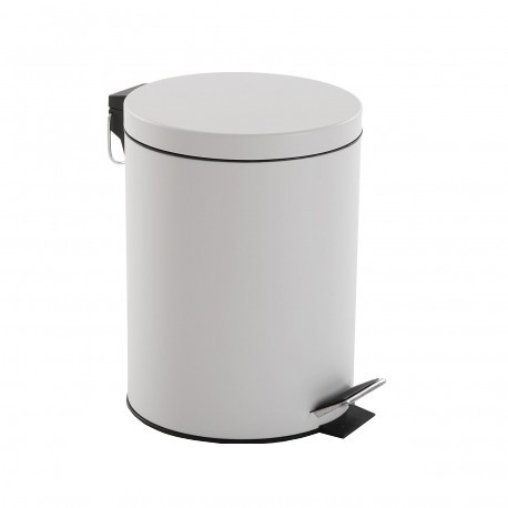Cos de gunoi alb/negru din metal 21x28 cm Dome Versa Home