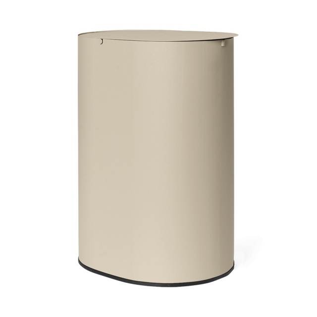Cos de gunoi crem din metal 40 L Enkel Ferm Living