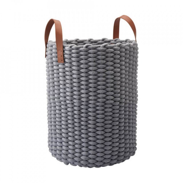 Cos de rufe gri din fibre 43 L Rudon Aquanova
