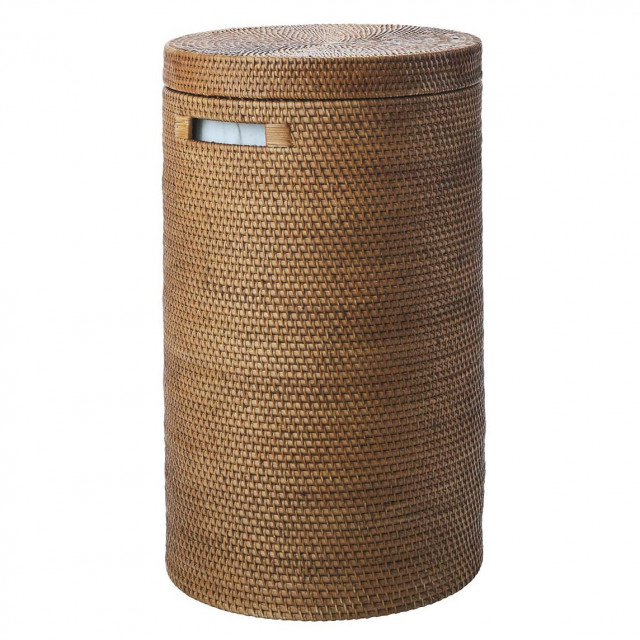 Cos de rufe maro din ratan 64 L Cino Aquanova