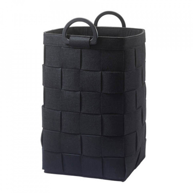 Cos de rufe negru din fibre 66 L Dix Aquanova