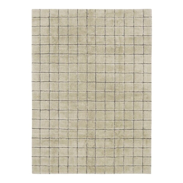Covor bej/gri din fibre naturale 230x300 cm Mosaic Lorena Canals