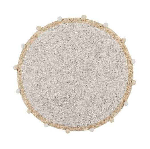 Covor pentru copii crem/galben miere din bumbac 120 cm Bubbly Lorena Canals