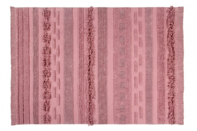 Covor pentru copii roz din bumbac 140x200 cm Air Lorena Canals