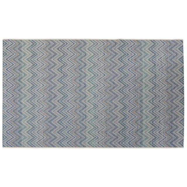 Covor pentru exterior albastru din fibre sintetice 230x330 cm ZigZag Kare