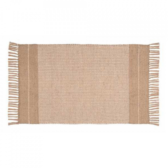 Covoras baie bej/alb din fibre naturale 50x80 cm Pica Wenko