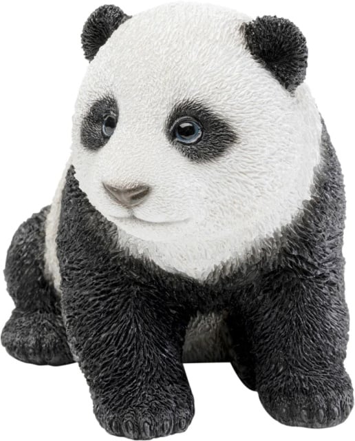 Decoratiune alba/neagra din fibre sintetice 14 cm Baby Panda Kare