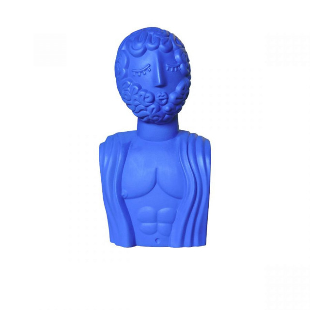 Decoratiune albastra din ceramica 45 cm Man Seletti