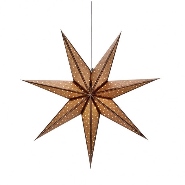 Decoratiune luminoasa suspendabila maro bronz din carton Glitter Mini Markslojd