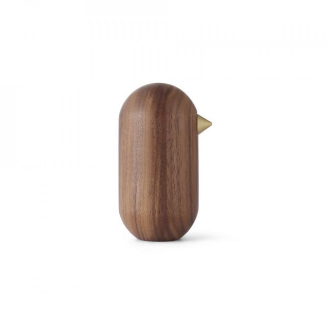 Decoratiune maro din lemn 10 cm Little Bird Normann Copenhagen