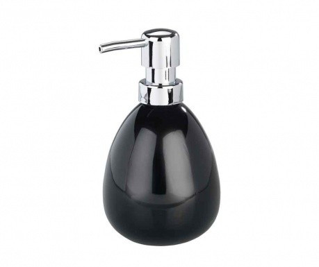 Dispenser negru pentru sapun lichid 390 ml Polaris Wenko
